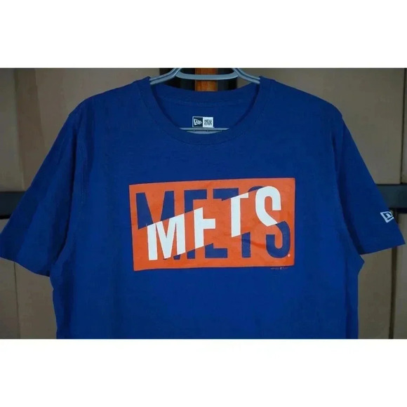 New Era NY METS MLB Baseball Tshirt Men's L #427 - Picture 3 of 6